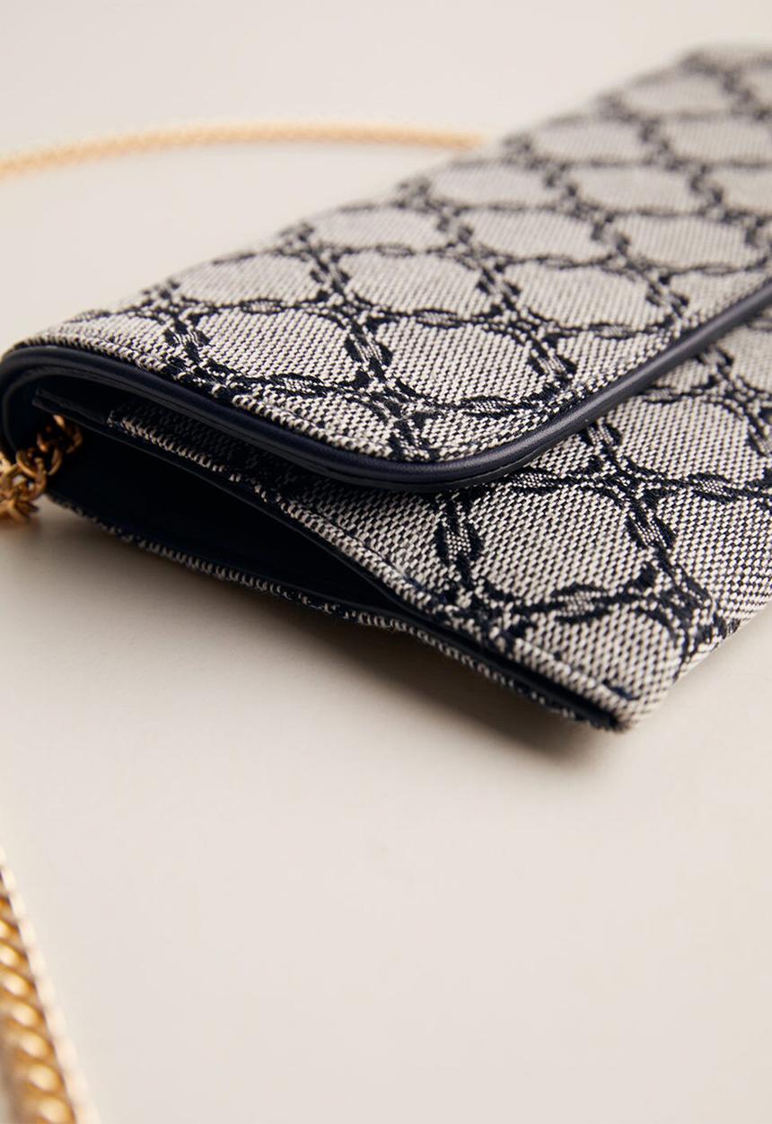 MANGO - Ride wallet - blue & grey 