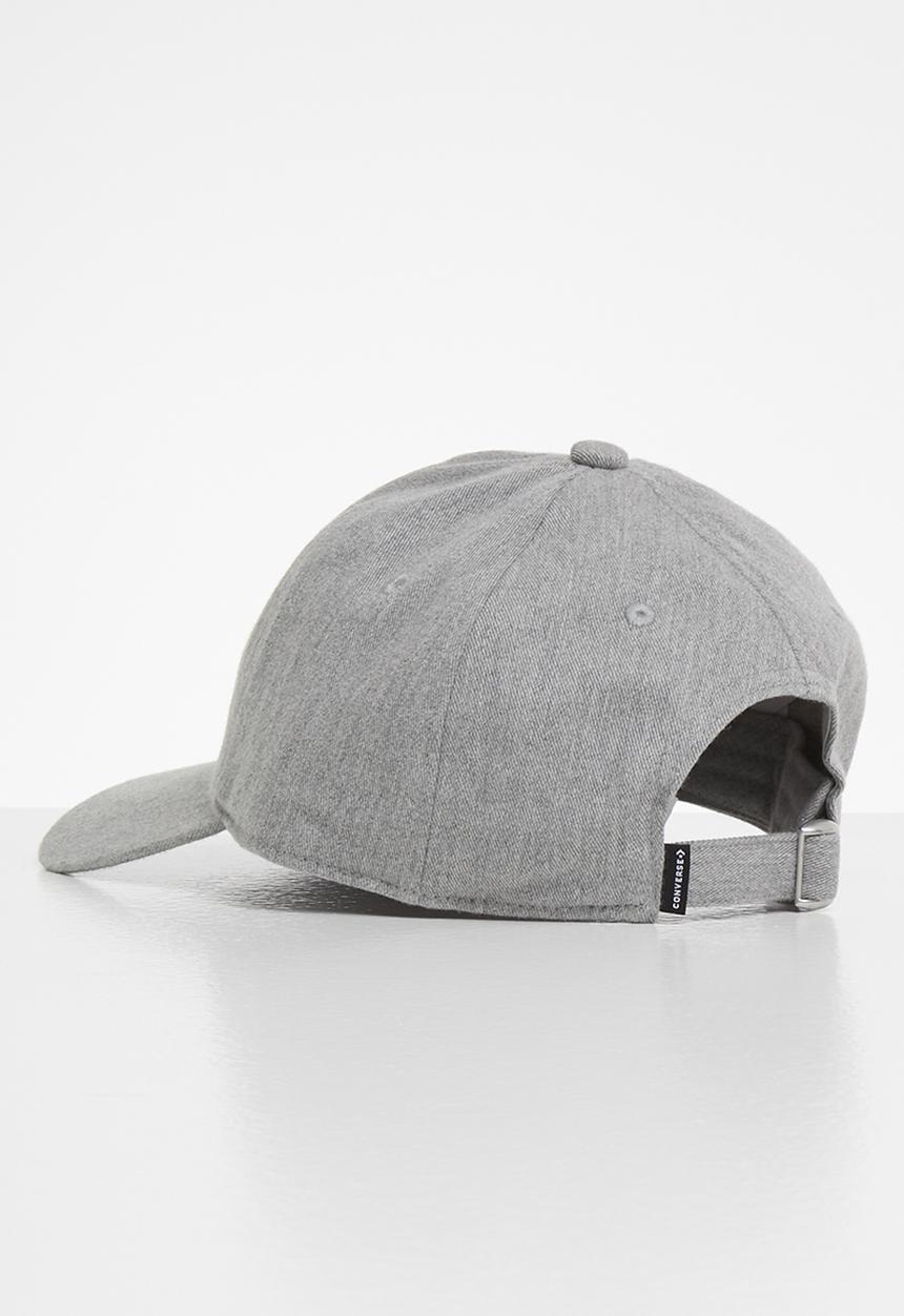 Converse - Tipoff chuck patch baseball hat - grey