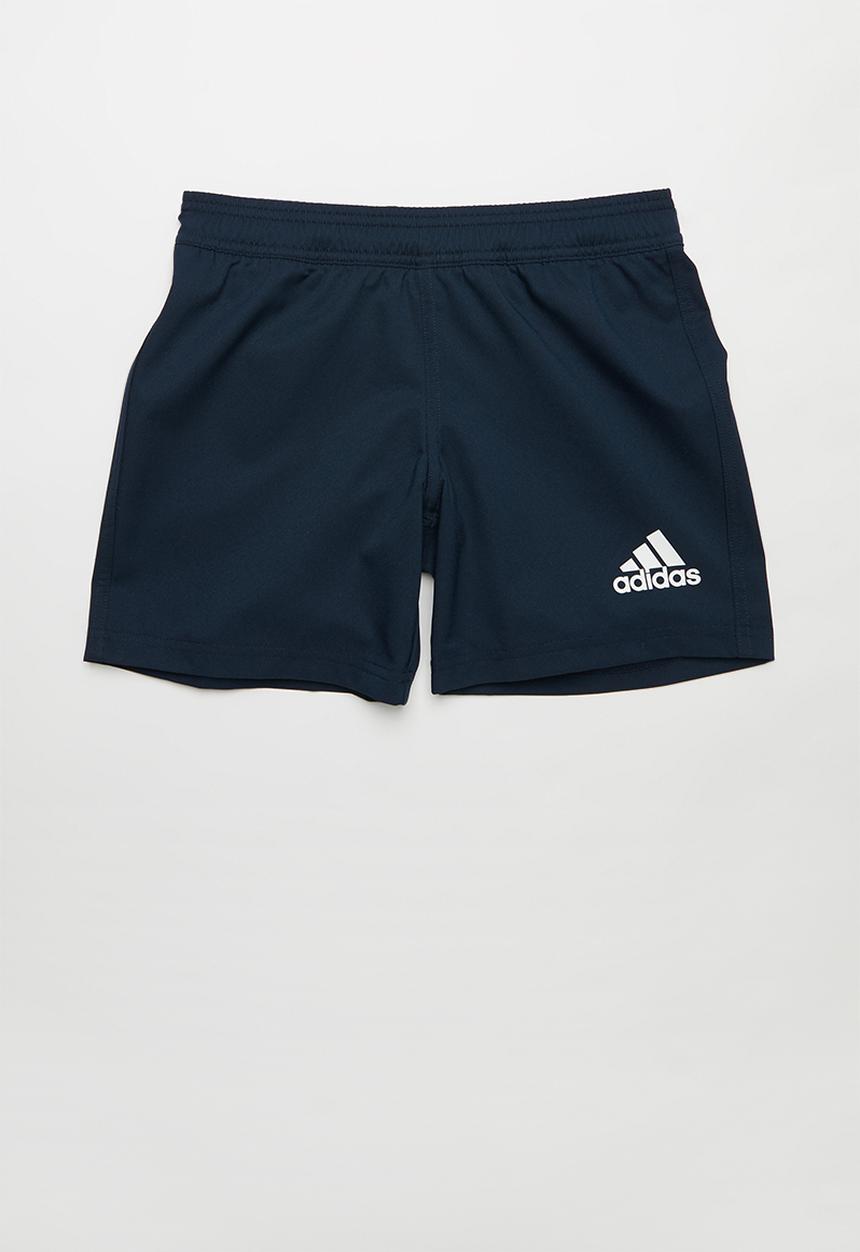 adidas Performance - Boys 3 stripe shorts - conavy/white