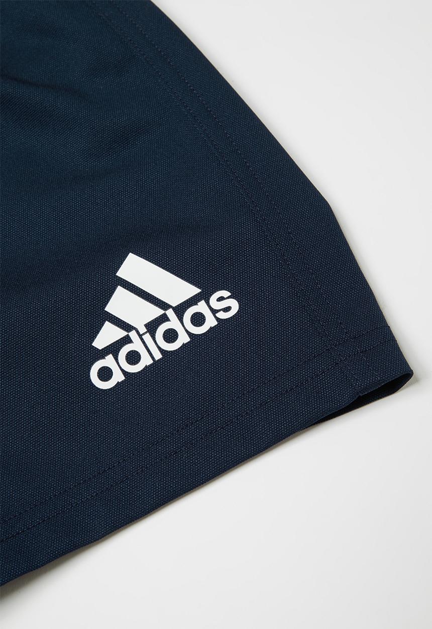 adidas Performance - Boys 3 stripe shorts - conavy/white