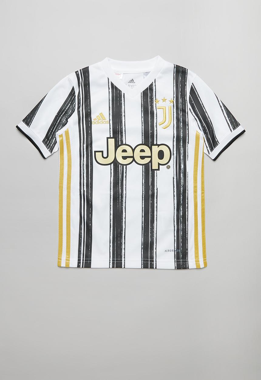 adidas Performance - Juventus short sleeve jersey top - white & black