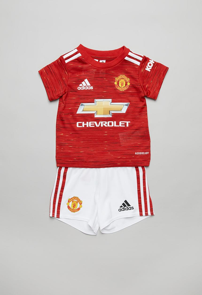 adidas Performance - Manchester United 20/21 home baby kit - red
