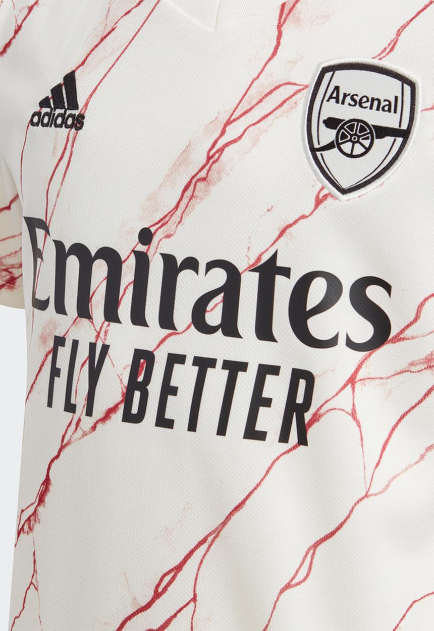adidas Performance - Arsenal 20/21 away jersey top - cloud white / black