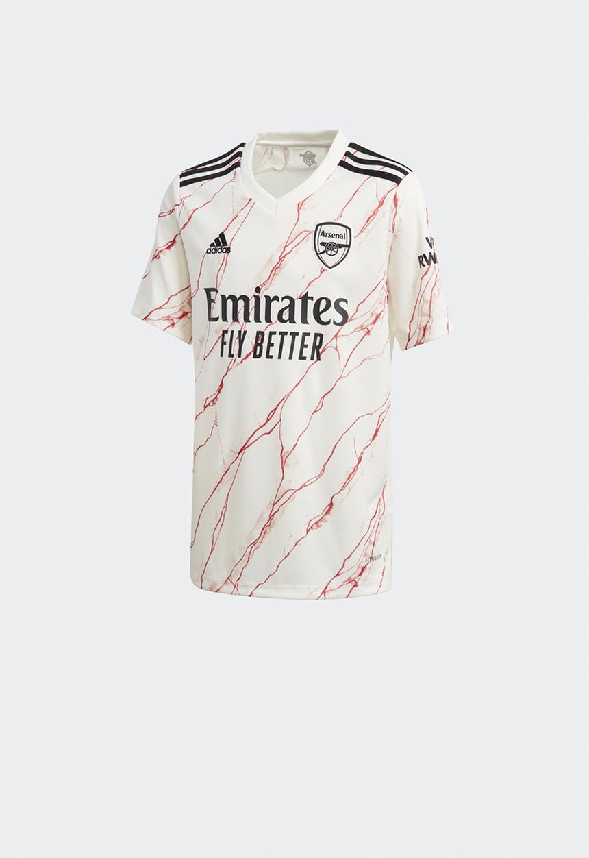 adidas Performance - Arsenal 20/21 away jersey top - cloud white / black