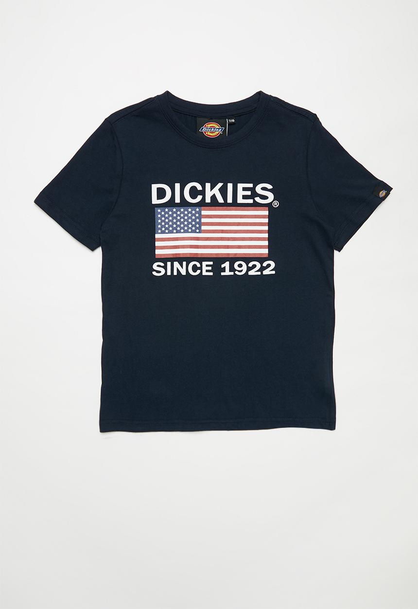 Dickies - USA flag tee - navy