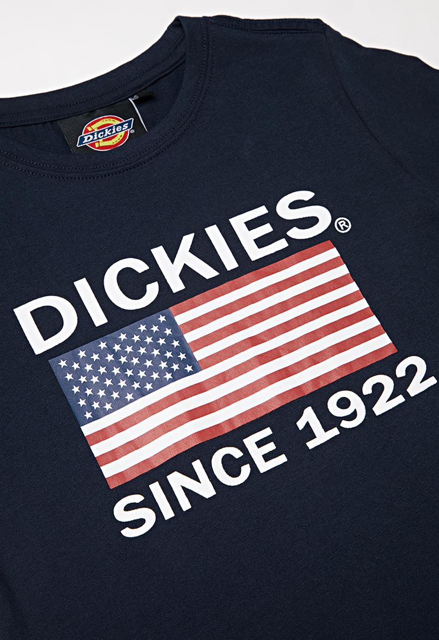 Dickies - USA flag tee - navy