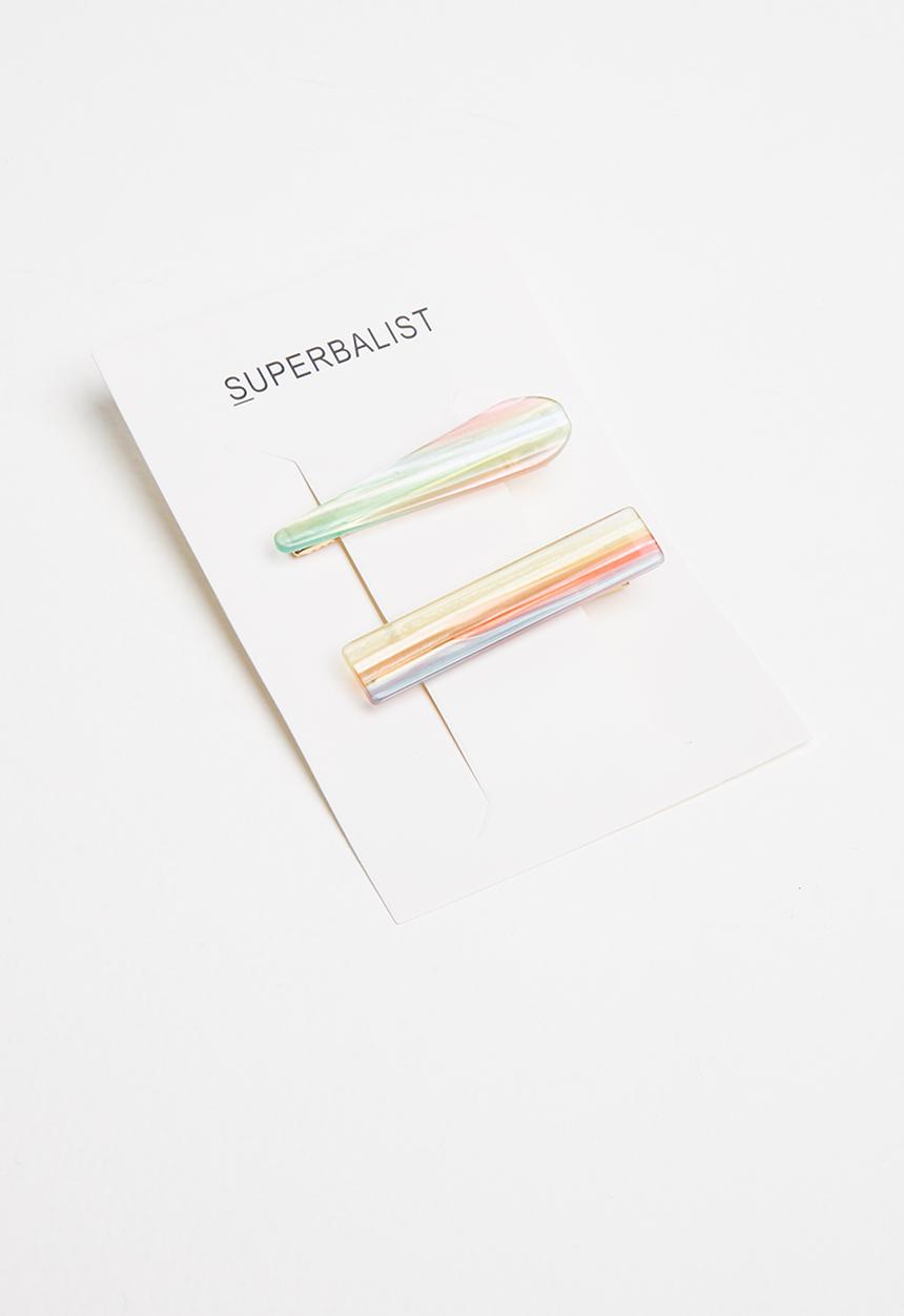 Superbalist - Barette hair slide set - multi