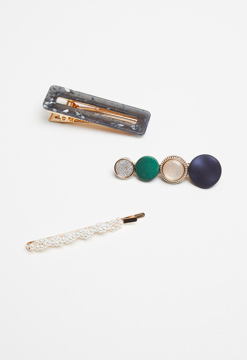 Superbalist - Yasmin hair slide set - multi