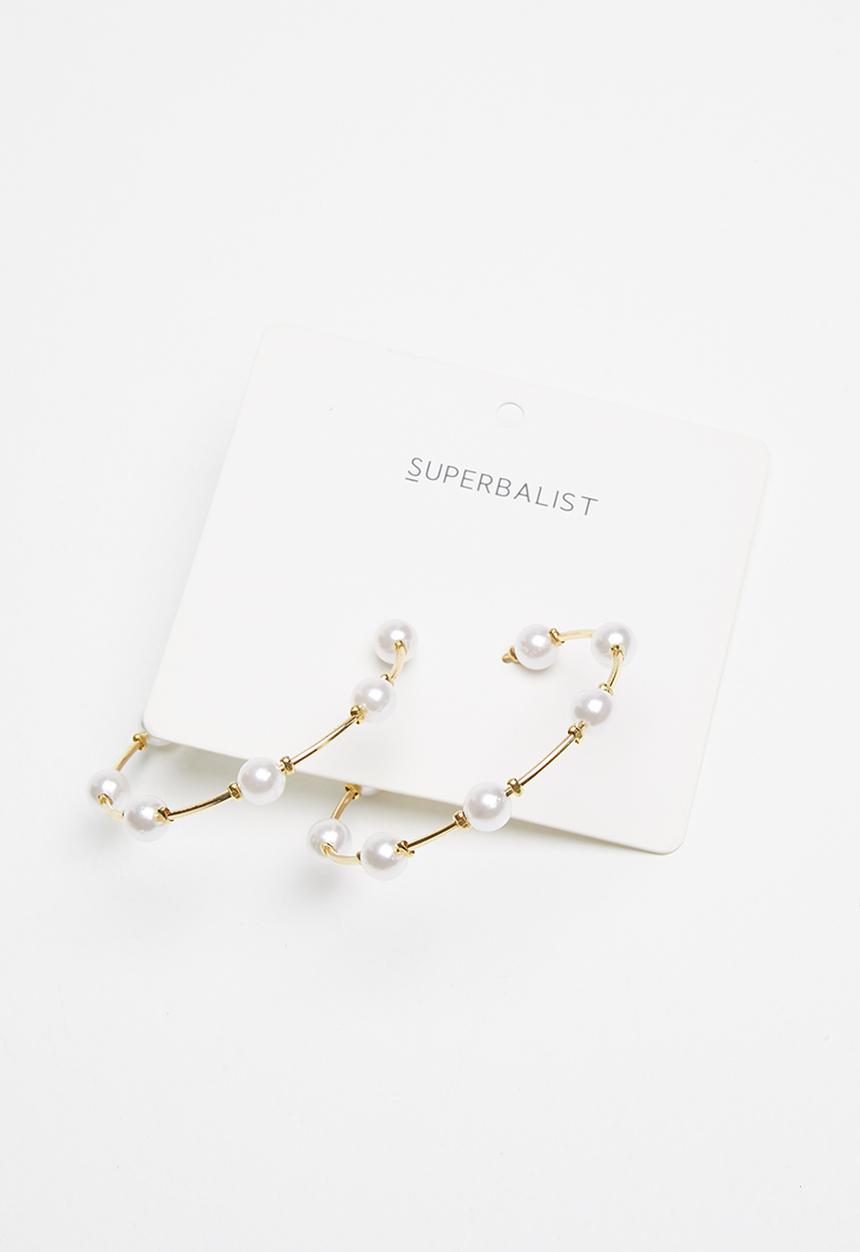 Superbalist - Sierra hoop earrings - gold