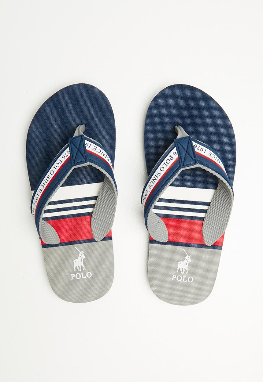 POLO - Boys tom fabric thong flip flop - multi 