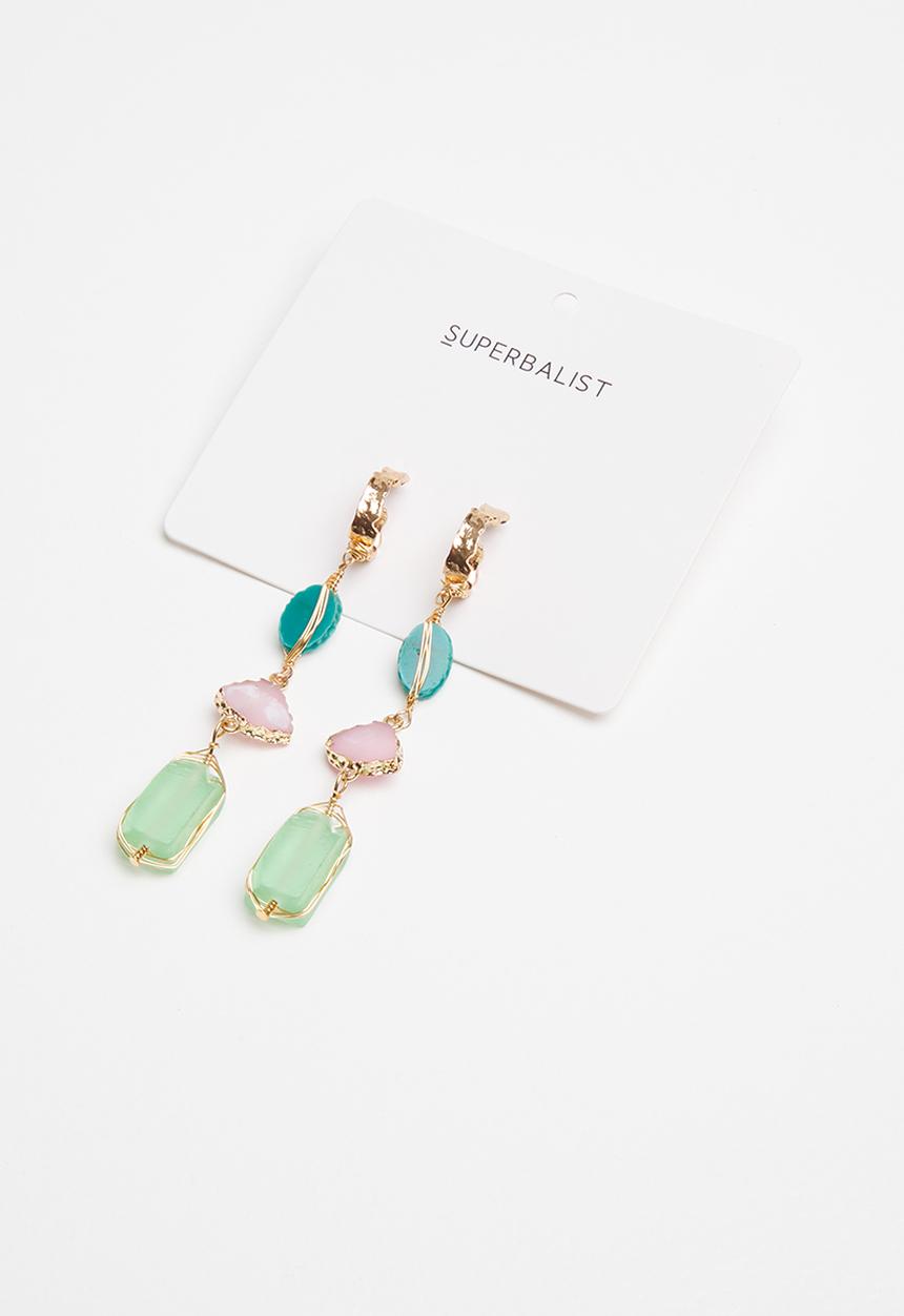 Superbalist - Jasmin tiered earrings - multi