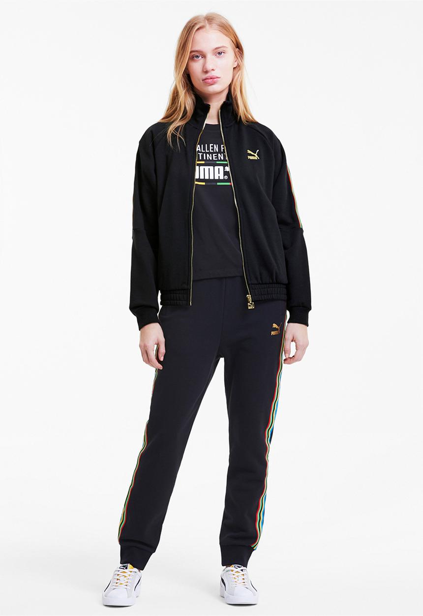 PUMA - TFS track jacket - puma black & gold