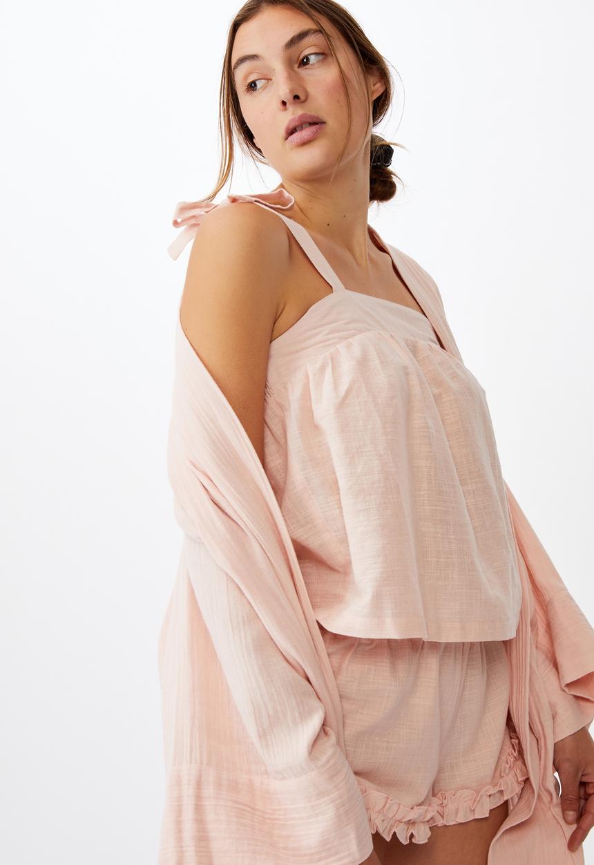 Cotton On - I do kimono gown -dusty blush