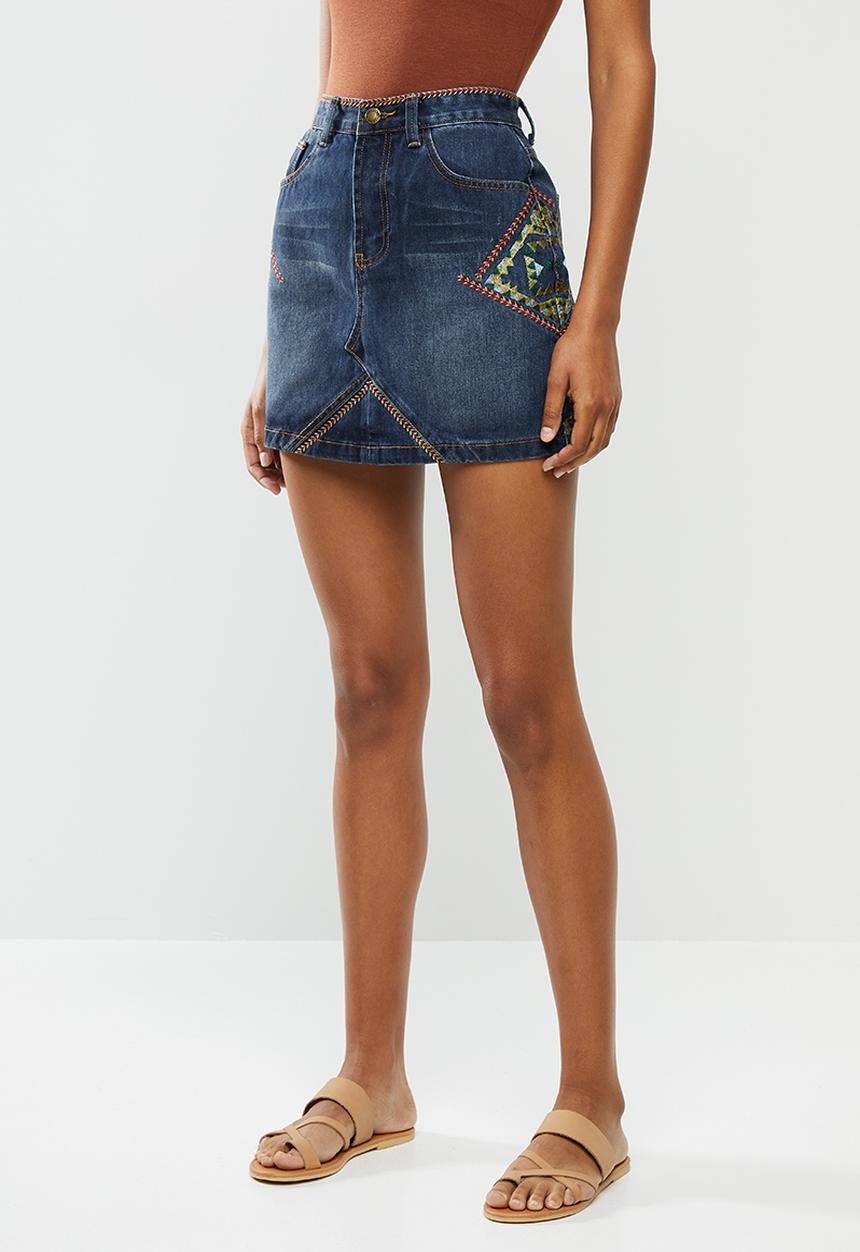 Brave Soul - Mazie skirt - blue