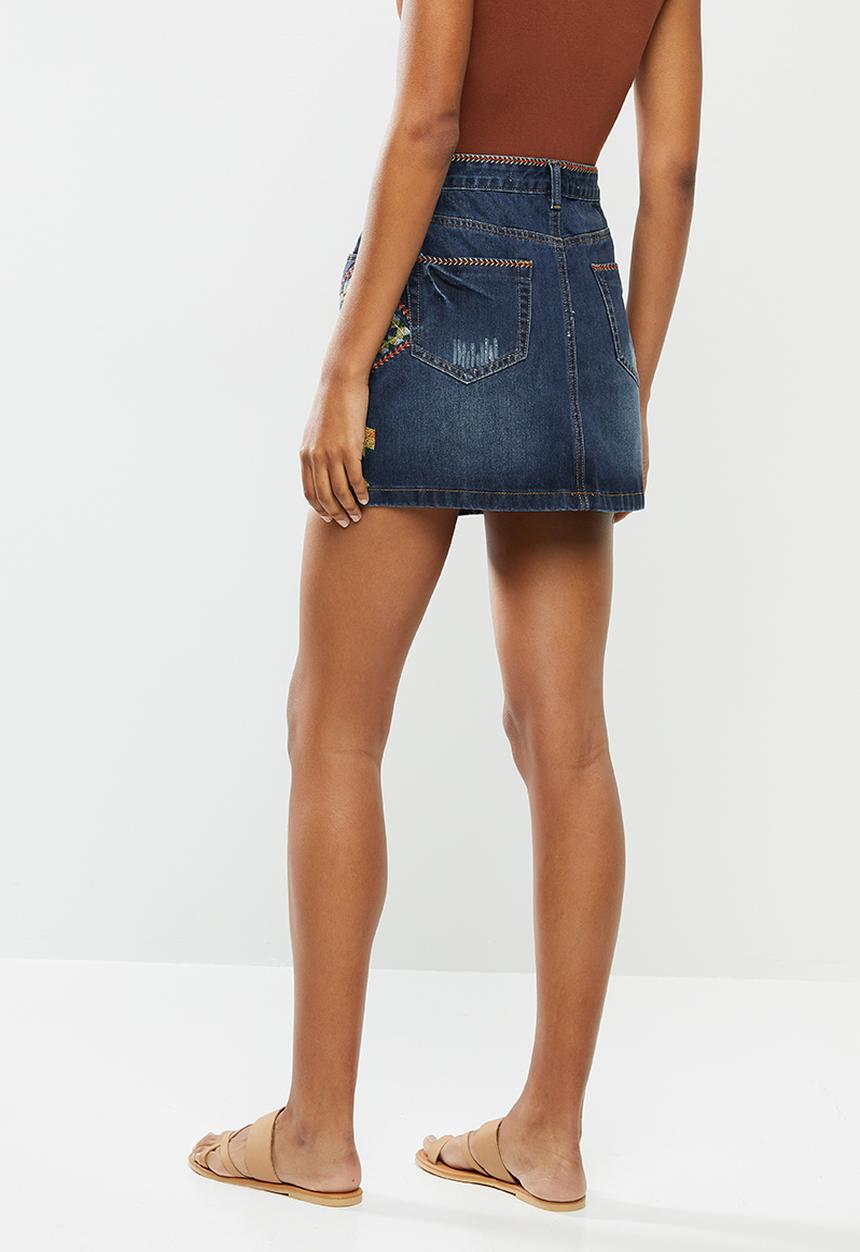 Brave Soul - Mazie skirt - blue