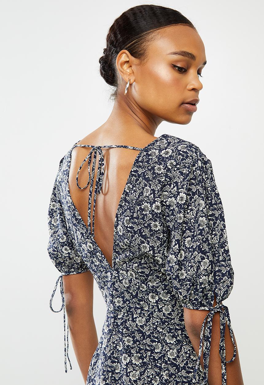 Brave Soul - Serena dress - navy & white
