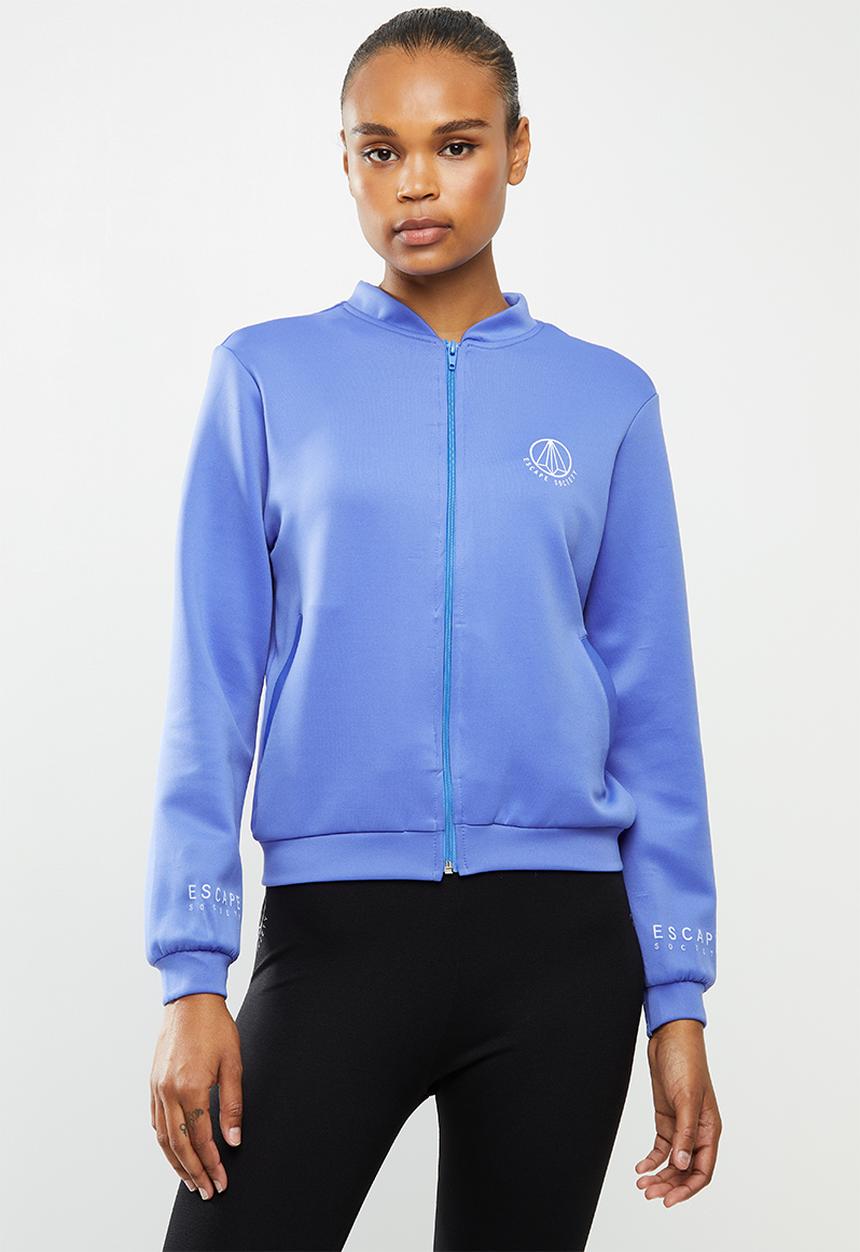 Escape Society - Cove luxe bomber jacket - blue