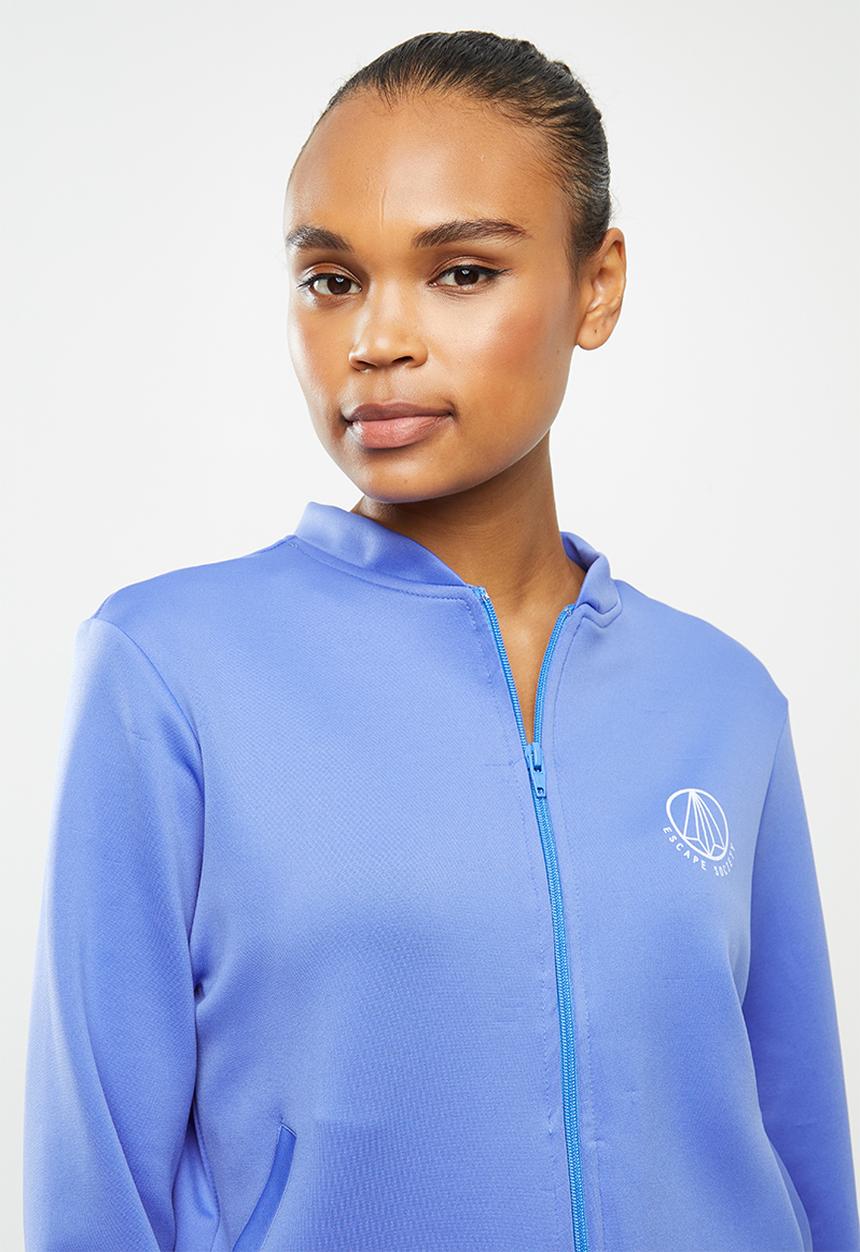 Escape Society - Cove luxe bomber jacket - blue