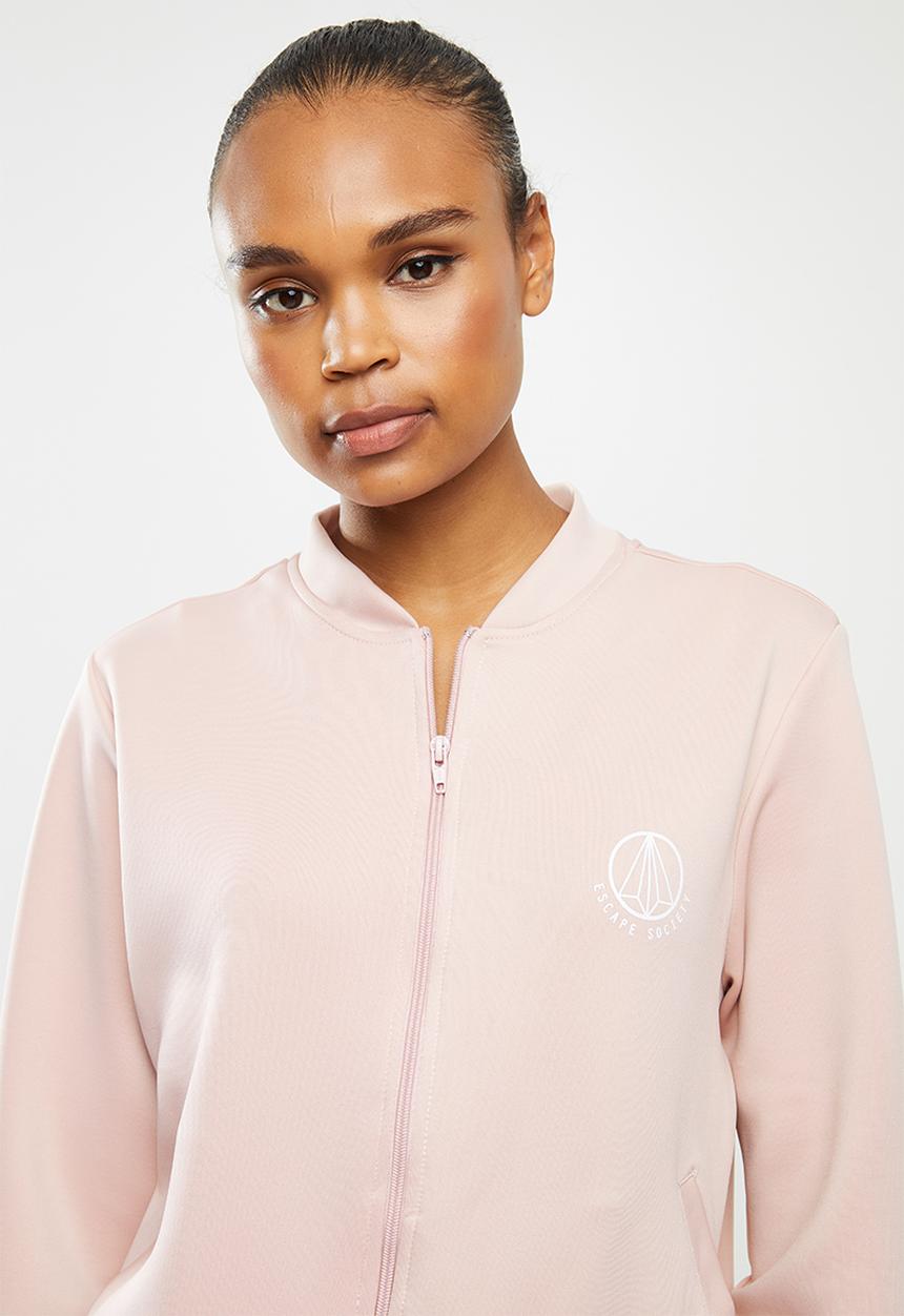 Escape Society - Cove luxe bomber jacket - dusty pink