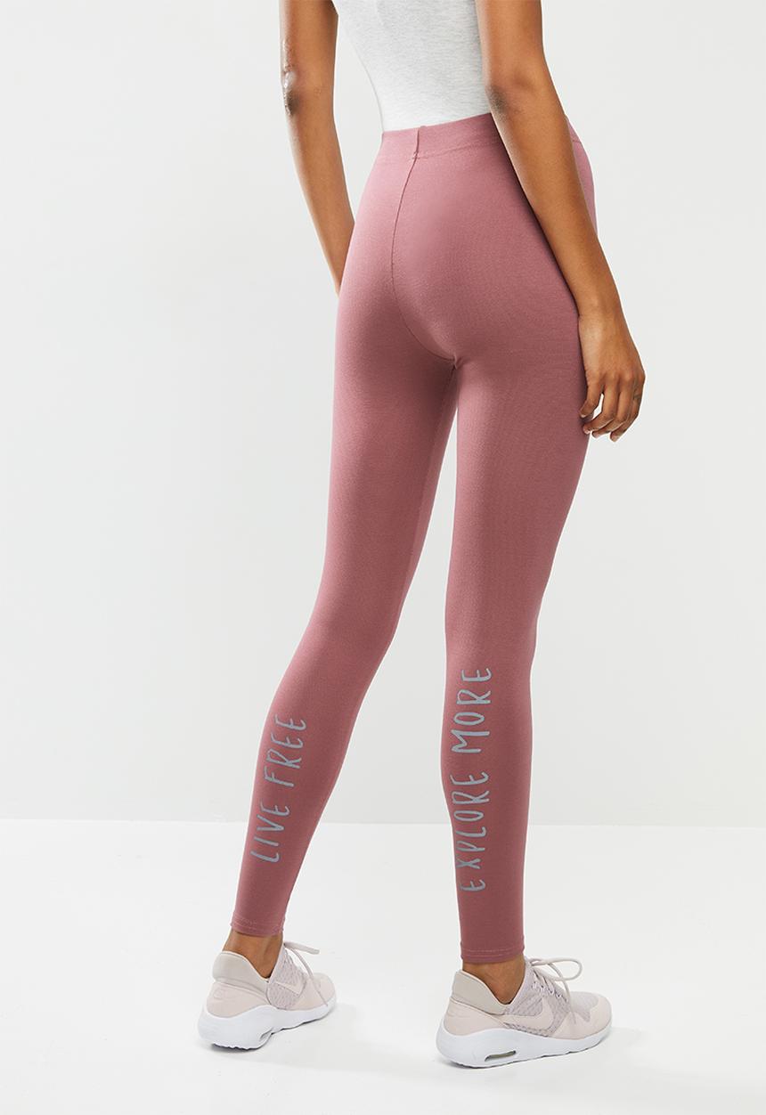 Escape Society - Trail luxe legging - dusty pink