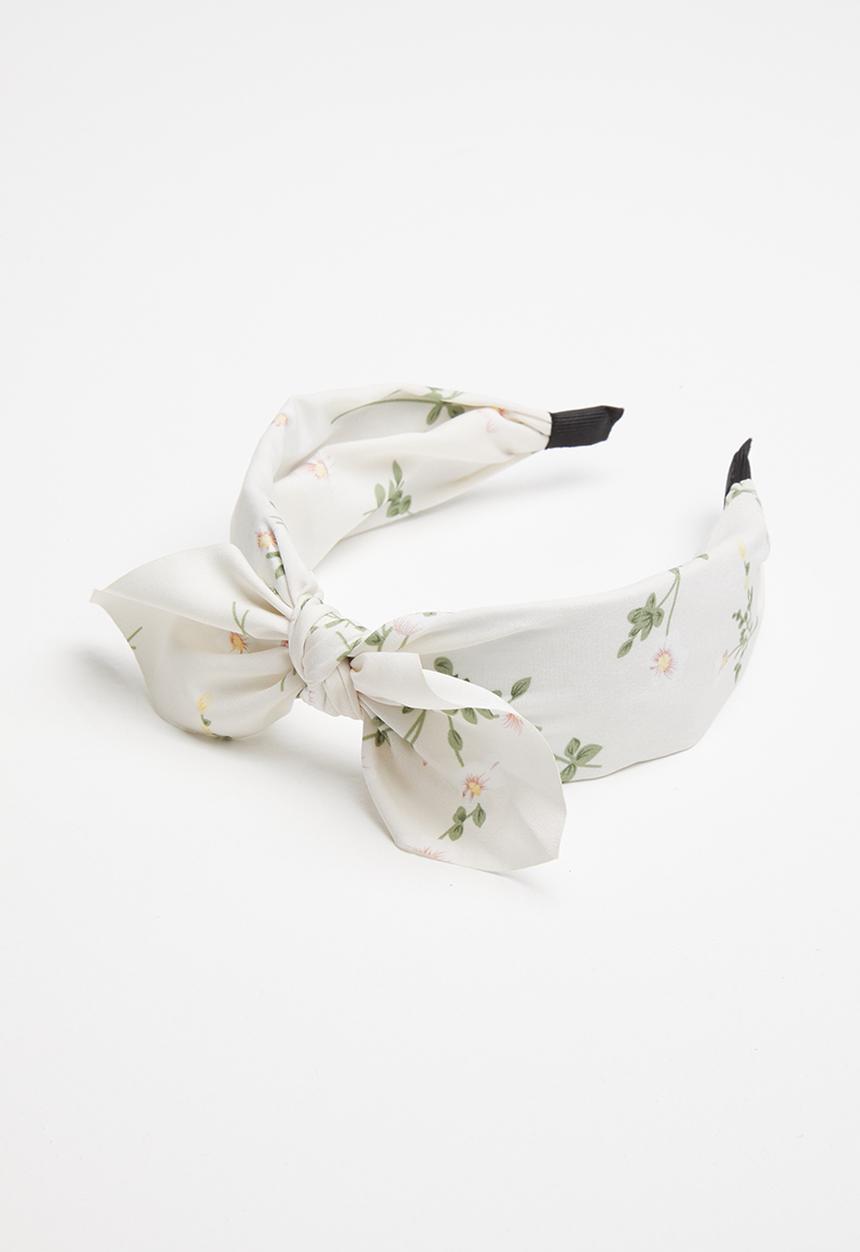 Superbalist - Floral knot aliceband - cream