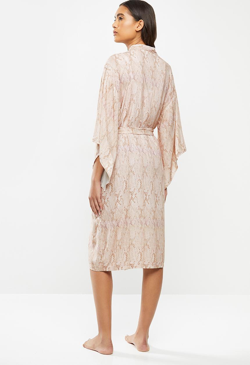 Superbalist - Bell sleeve robe - beige 