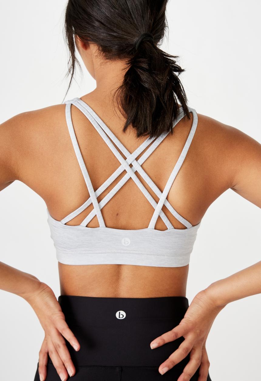 Cotton On - Curve workout cutout crop - butterfly spot
