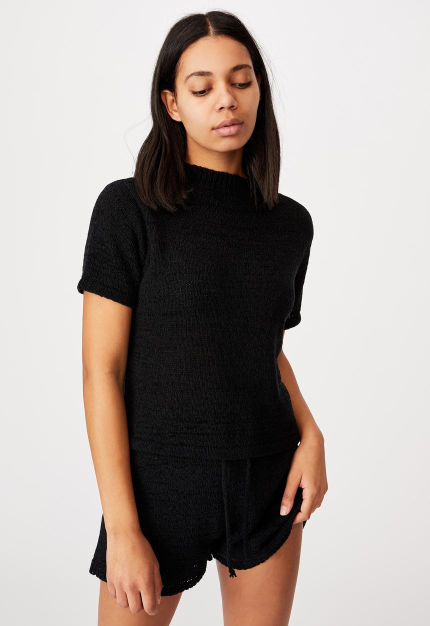 Cotton On - Summer lounge T-shirt -black