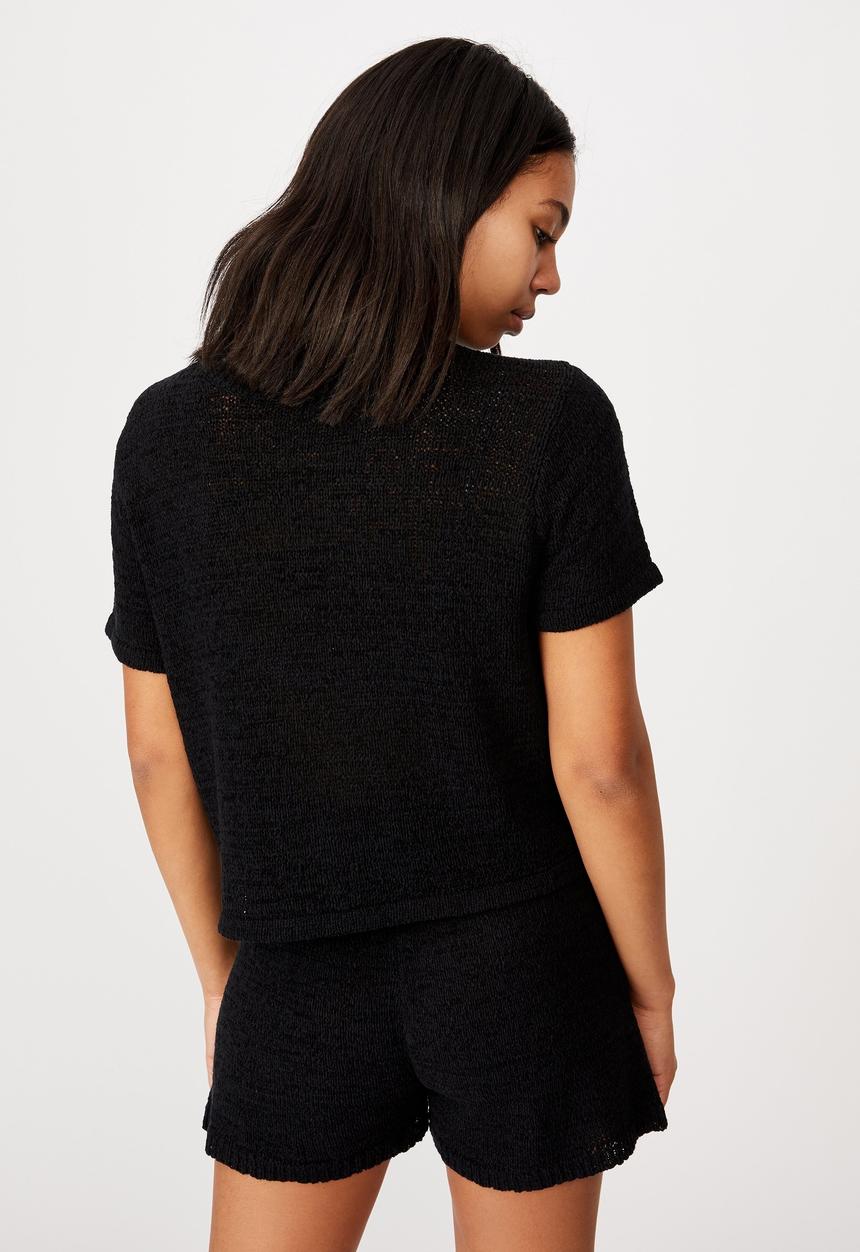 Cotton On - Summer lounge T-shirt -black