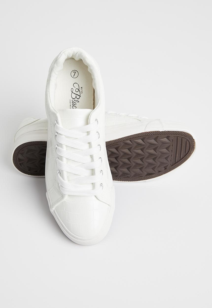 Miss Black - Baker 6 sneaker - white 