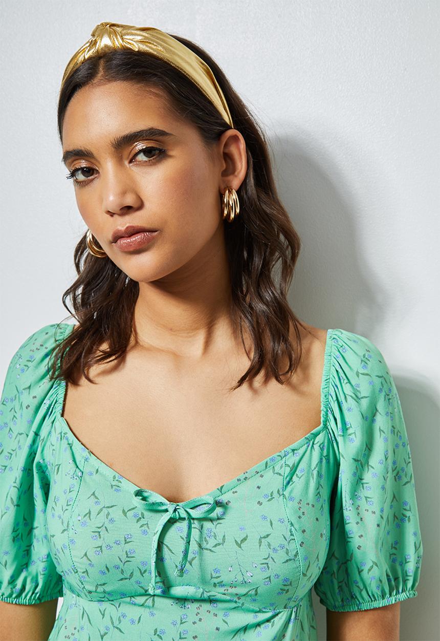 Superbalist - Metallic knot headband - gold