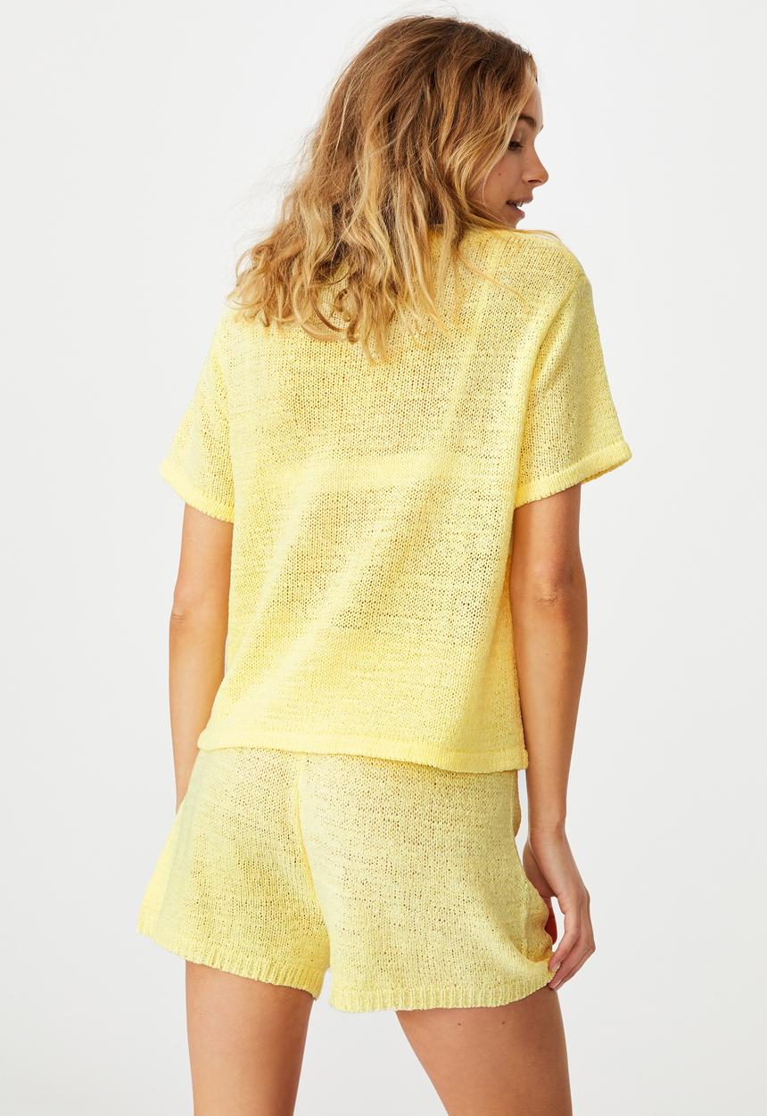 Cotton On - Summer lounge T-shirt - lemon