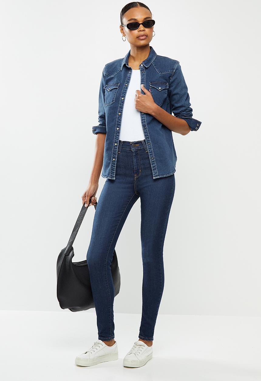 Levi’s® - 720 Hi rise super skinny hypnotiq - dark blue 
