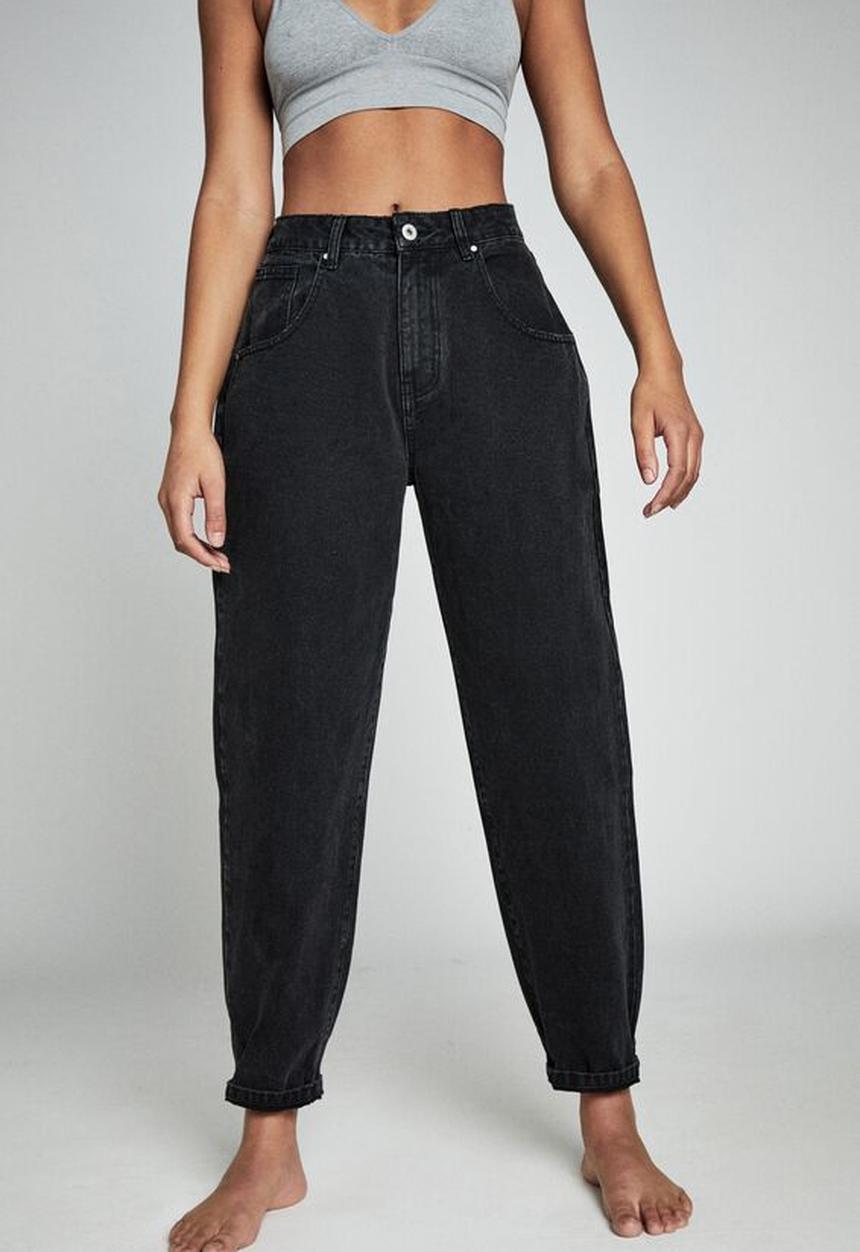 Cotton On - Slouch mom jean - midnight black