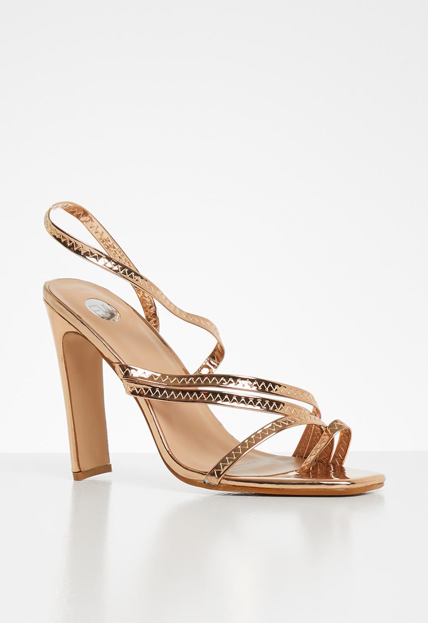 Footwork - Bianka heel - gold