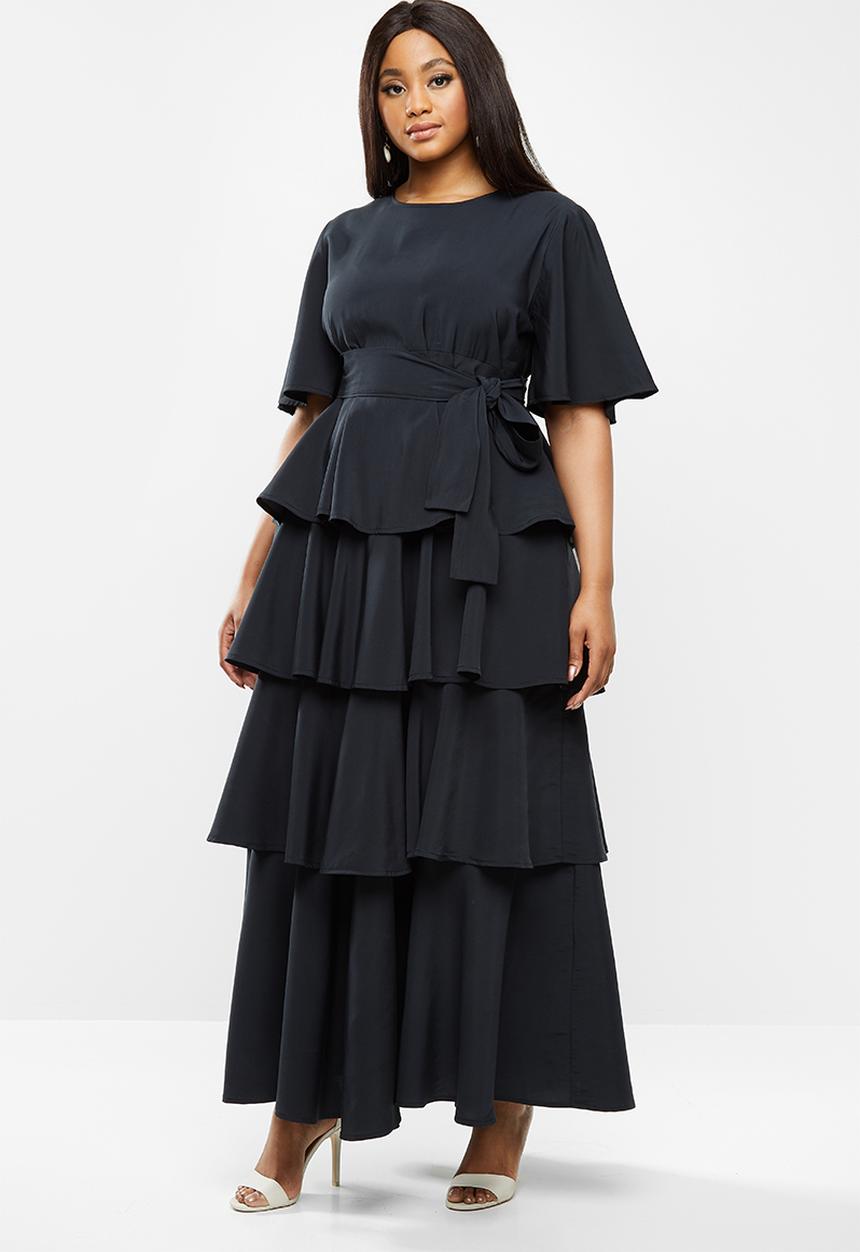 AMANDA LAIRD CHERRY - Plus zilondi dress - black