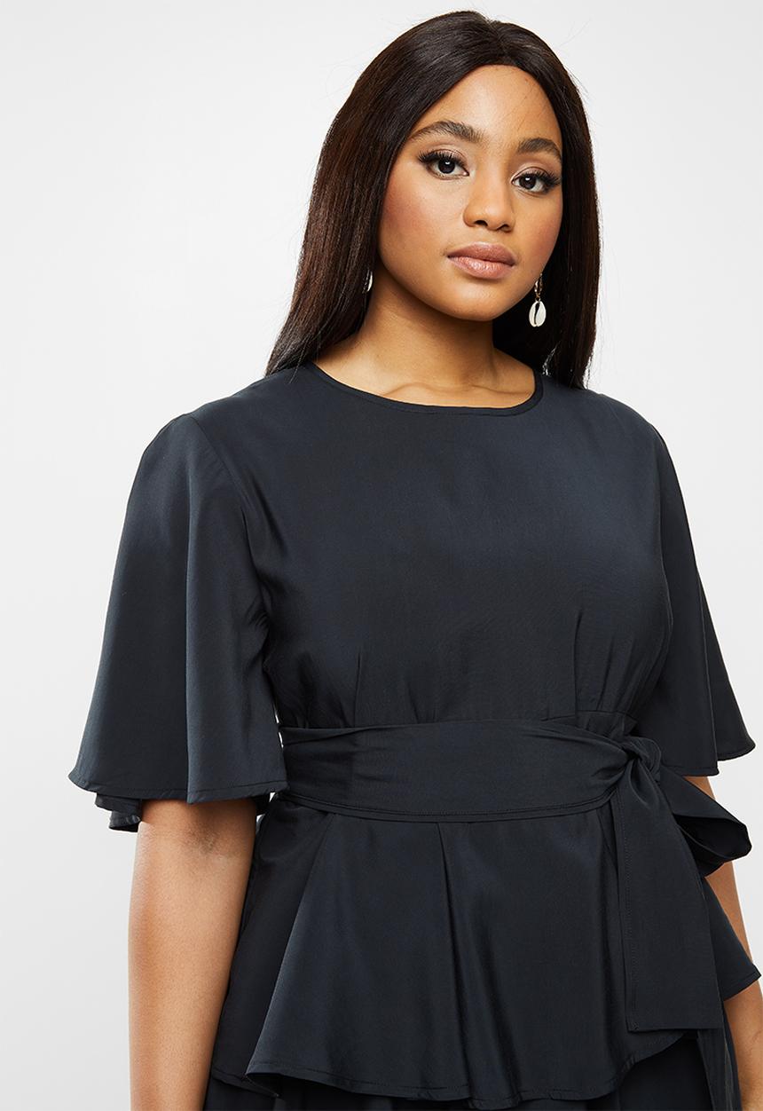 AMANDA LAIRD CHERRY - Plus zilondi dress - black