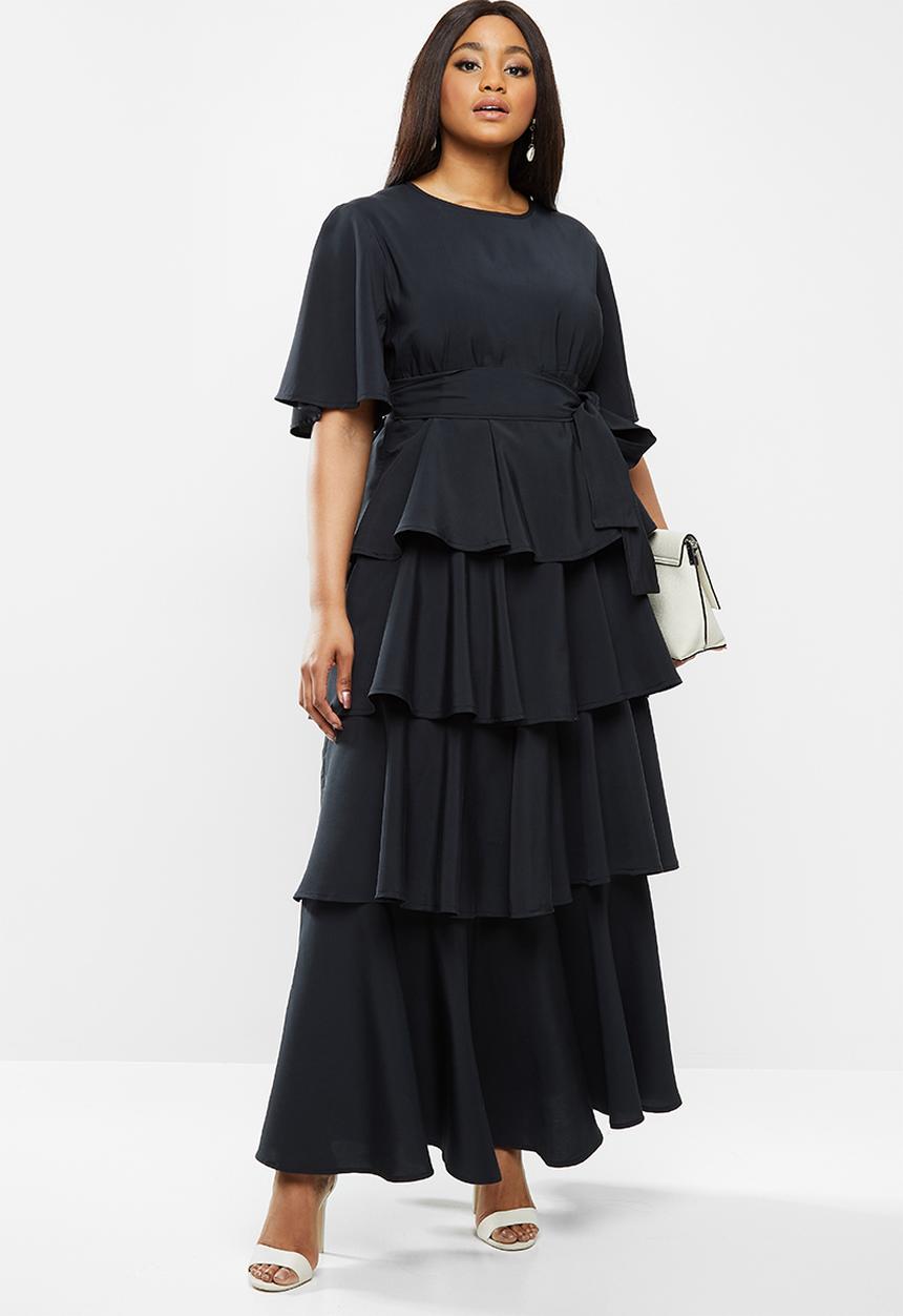 AMANDA LAIRD CHERRY - Plus zilondi dress - black