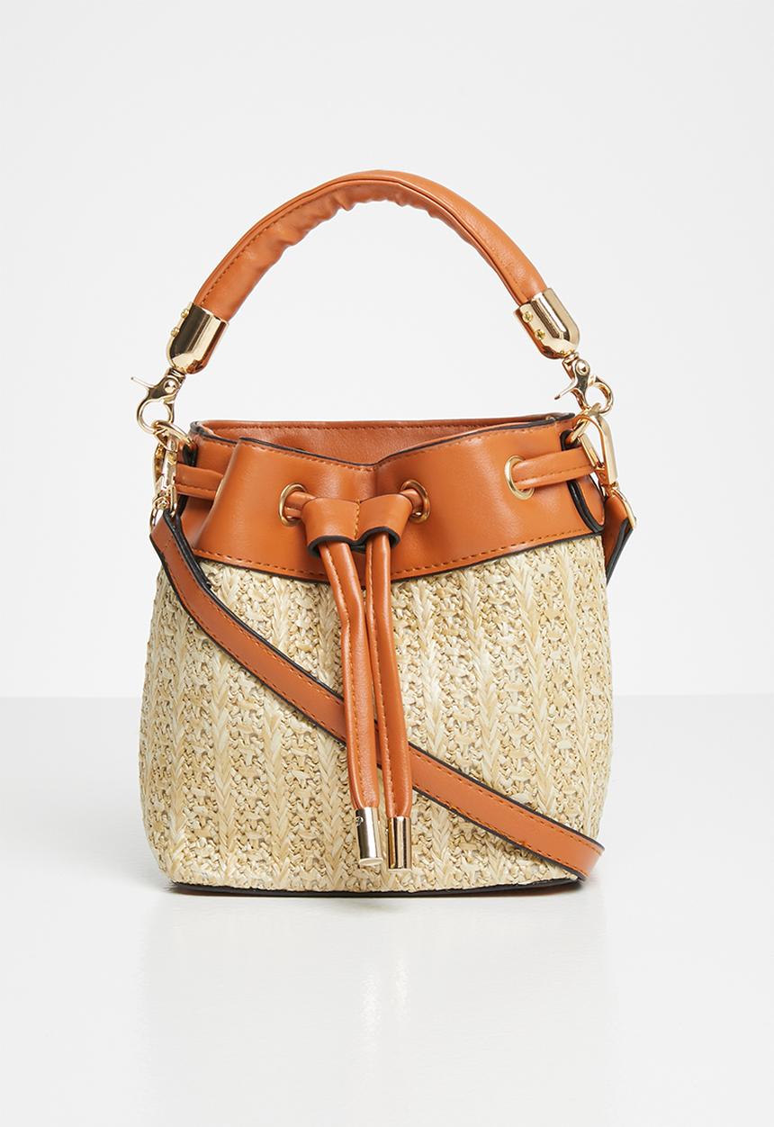 Superbalist - Straw bucket bag - natural