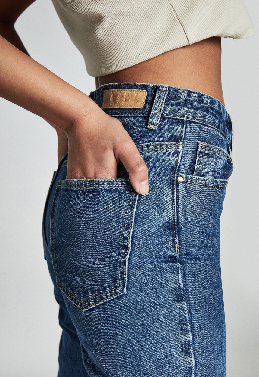 Cotton On - Long straight jean - coogee blue