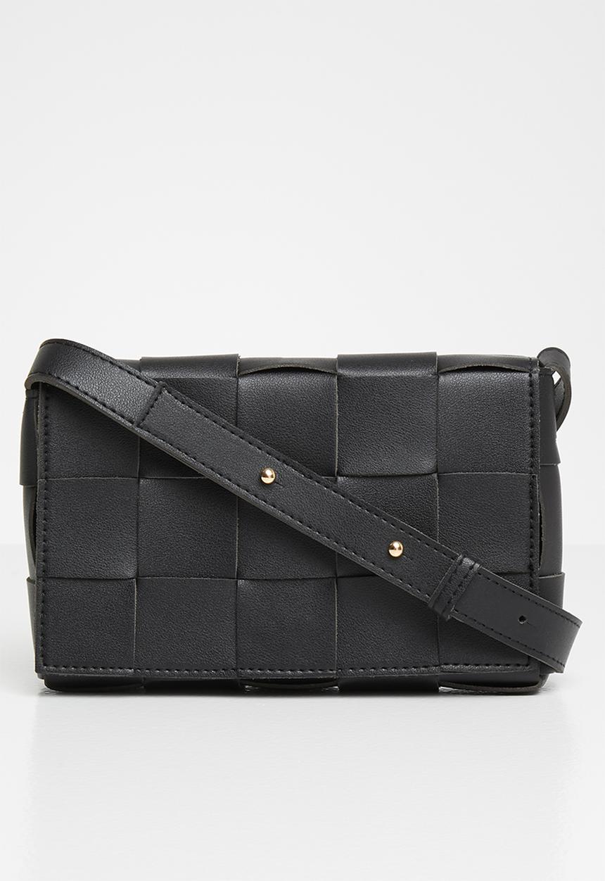 Superbalist - Braided crossbody bag - black