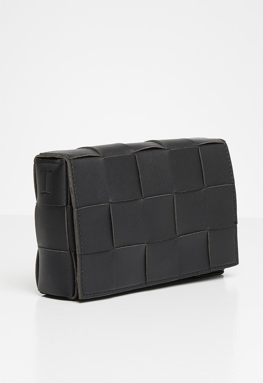 Superbalist - Braided crossbody bag - black