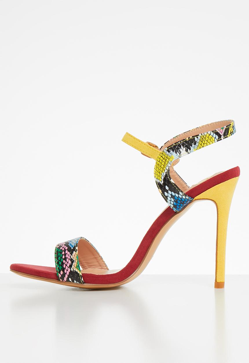 Footwork - Novah heel - red & yellow