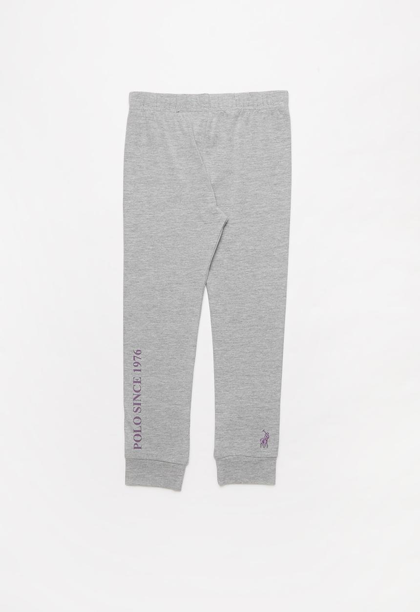 POLO - Girls sadie printed legging - grey