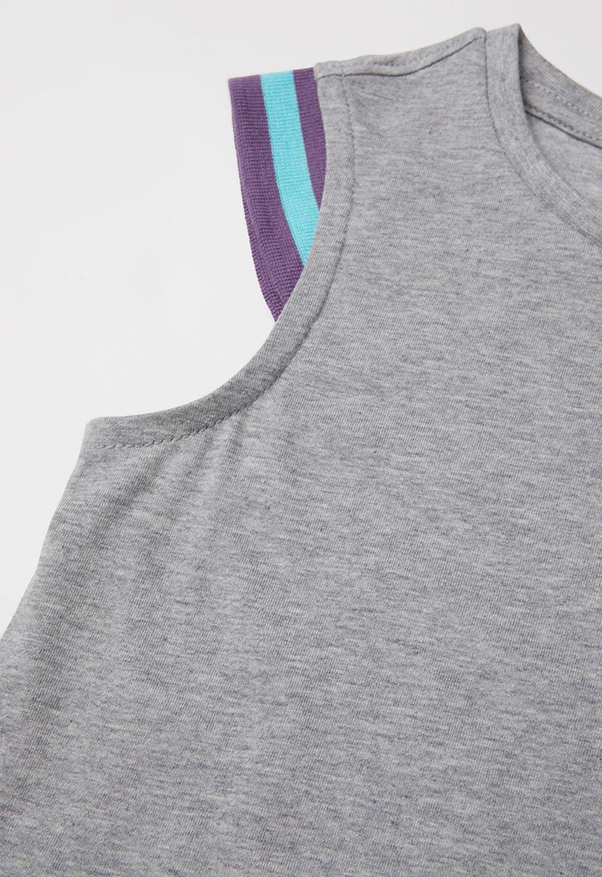 POLO - Girls Ashley tee - grey