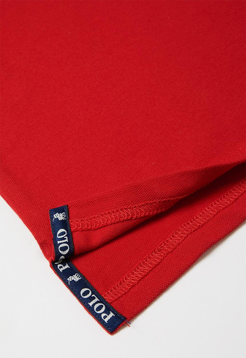POLO - Boys Austin short sleeve golfer - red