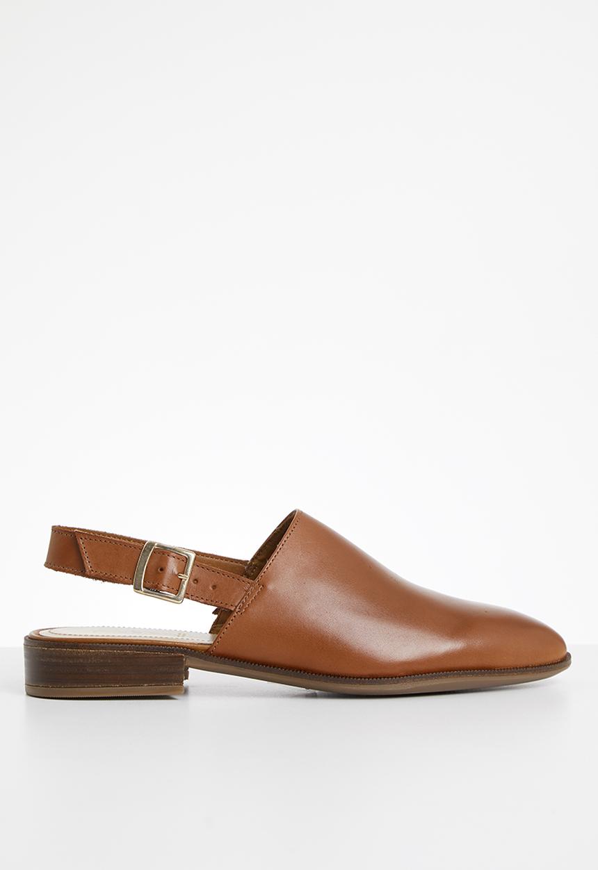 ALDO - Umaemeth leather mule - cognac
