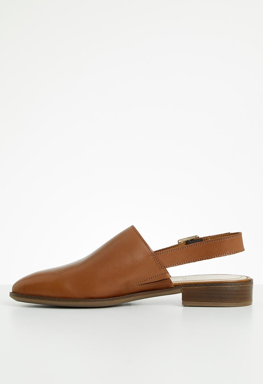 ALDO - Umaemeth leather mule - cognac