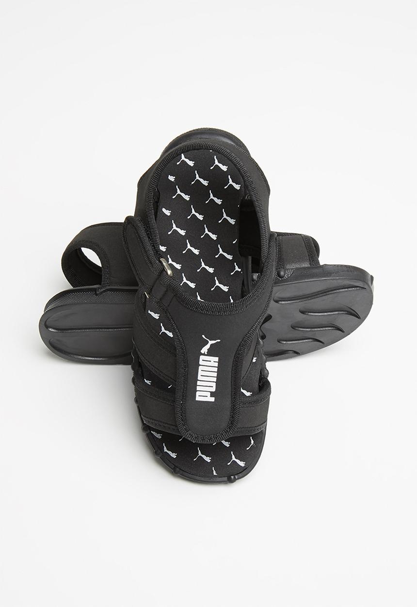 PUMA - Rocky trail zadp - black & white