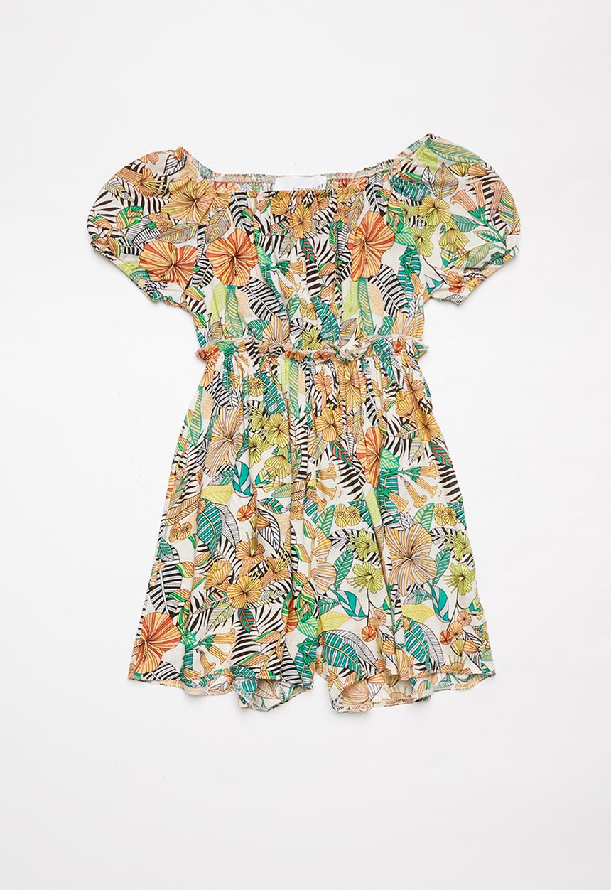 Superbalist - Woven printed playsuit - multi